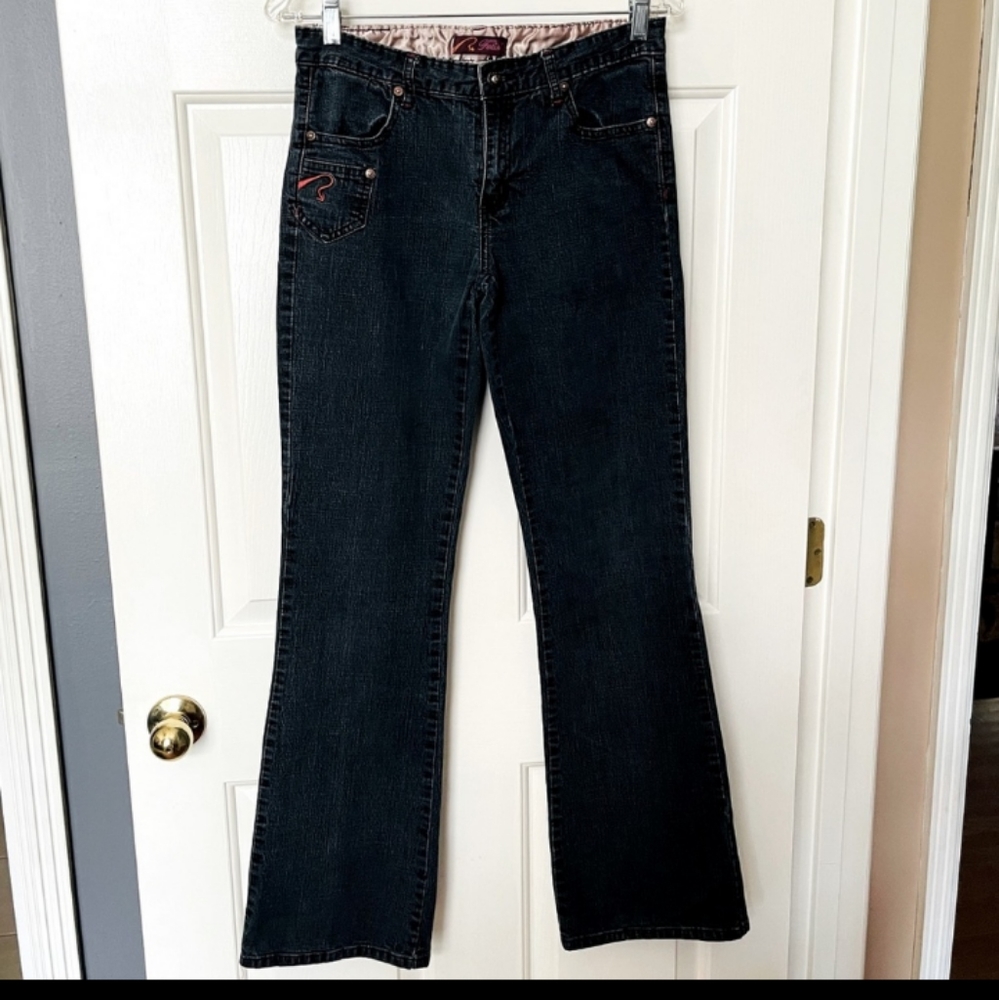 Fetish Vintage Women’s Dark Blue Bootcut Jeans